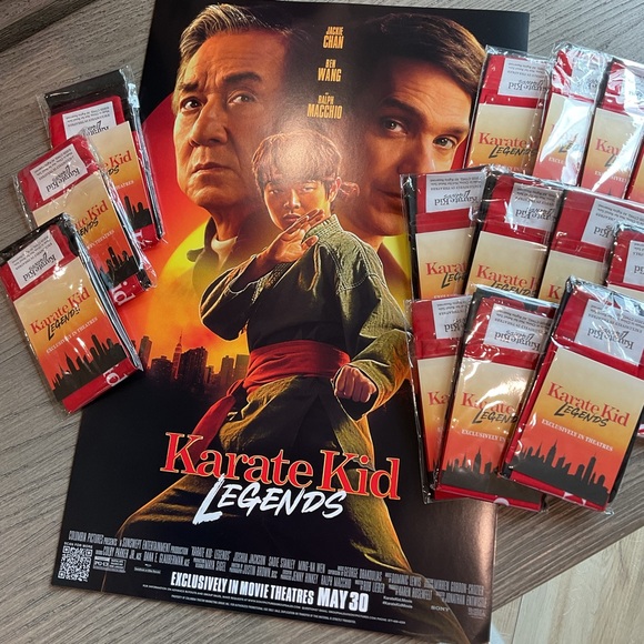 Karate Kid Legends Movie Posters (11) karateKid headbands (14) premier exclusive - Picture 1 of 2